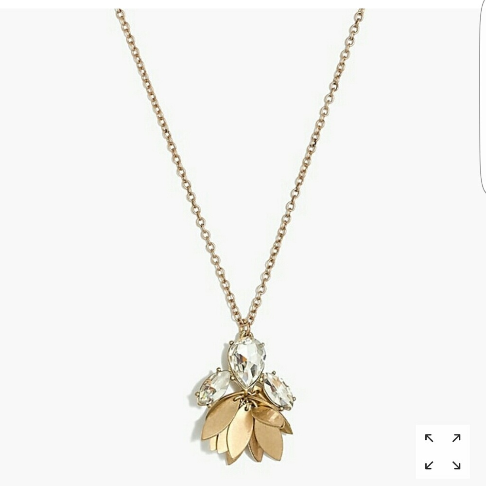 J.CREW CRYSTAL PARTY PENDANT NECKLACE